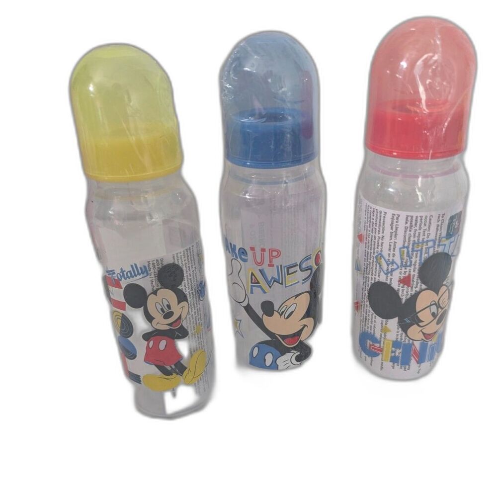 Disney Baby 9 oz Bottles Medium-Flow Silicone Nipple Pack of 6 - Picture 7 of 9